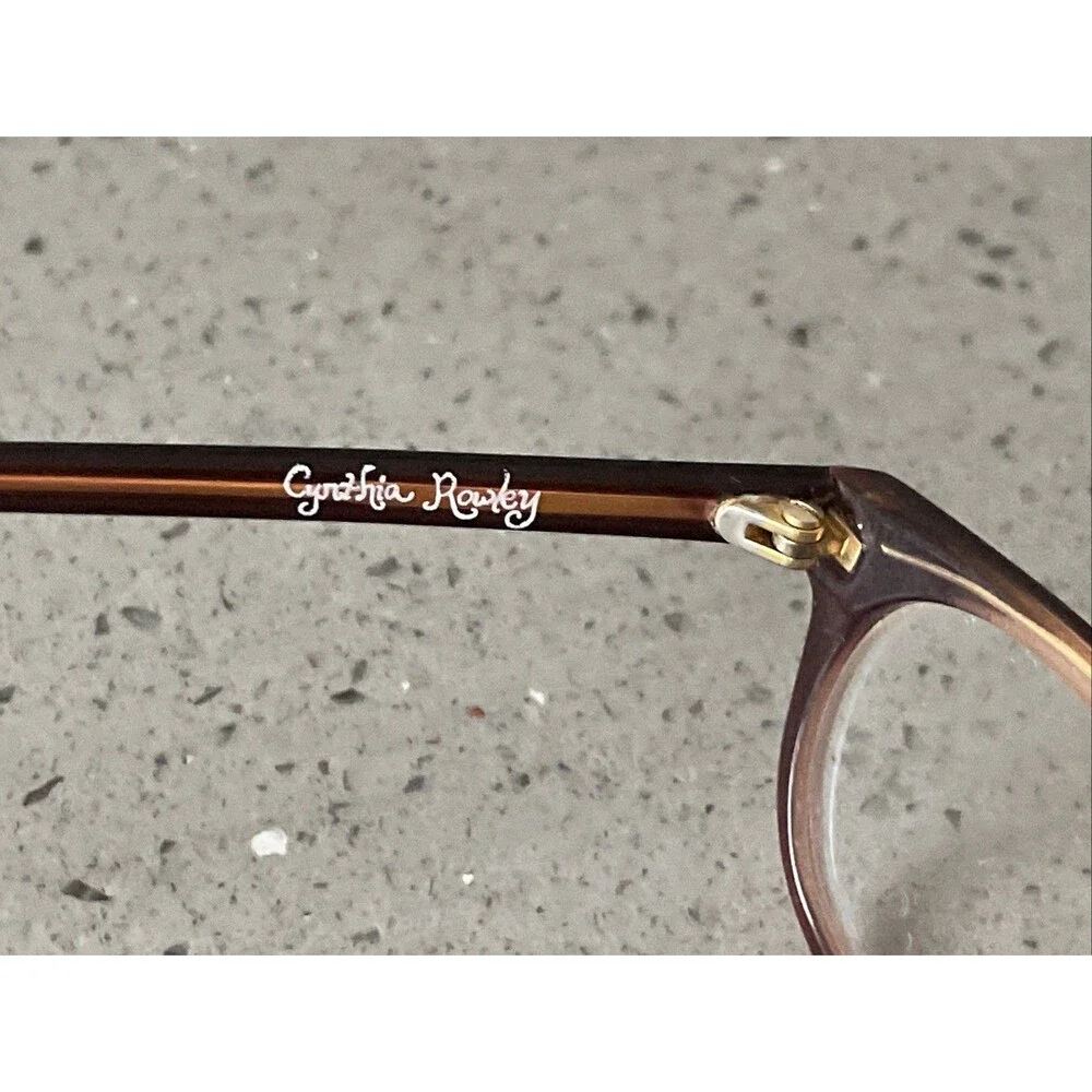 Cynthia Rowley CR67  BRN Brown Eyeglasses Frames ONLY 49 17 140 Italy full rim